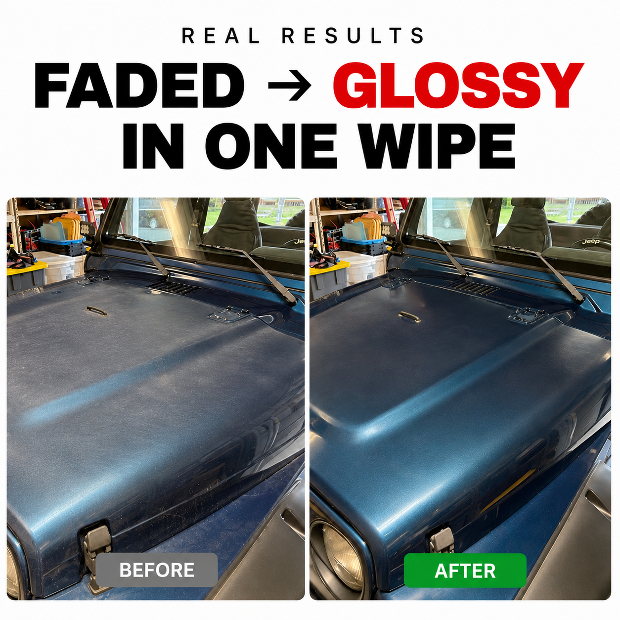 Titanium Ceramic Wax • Faded & Oxidized Paint